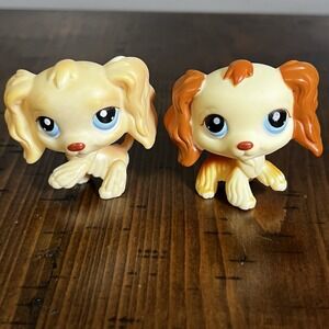 Hasbro LPS 2005 Littlest Pet Shop Lot of 2 Cocker Spaniels #298 #91